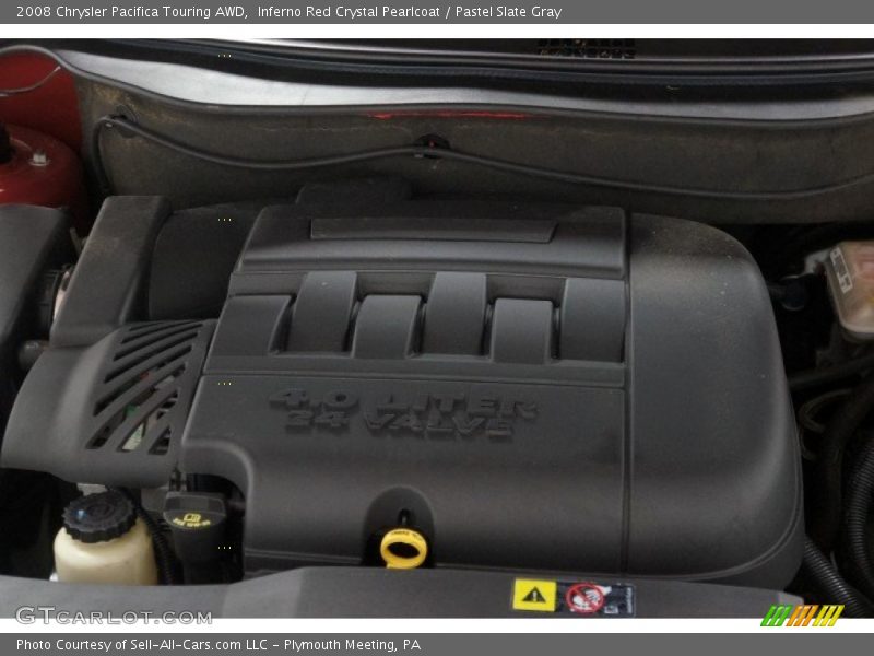 Inferno Red Crystal Pearlcoat / Pastel Slate Gray 2008 Chrysler Pacifica Touring AWD