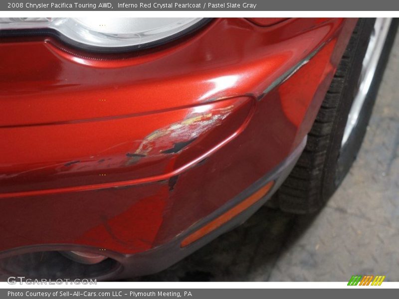 Inferno Red Crystal Pearlcoat / Pastel Slate Gray 2008 Chrysler Pacifica Touring AWD
