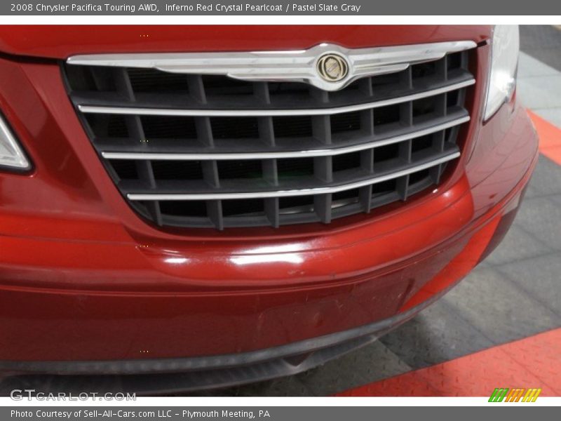 Inferno Red Crystal Pearlcoat / Pastel Slate Gray 2008 Chrysler Pacifica Touring AWD