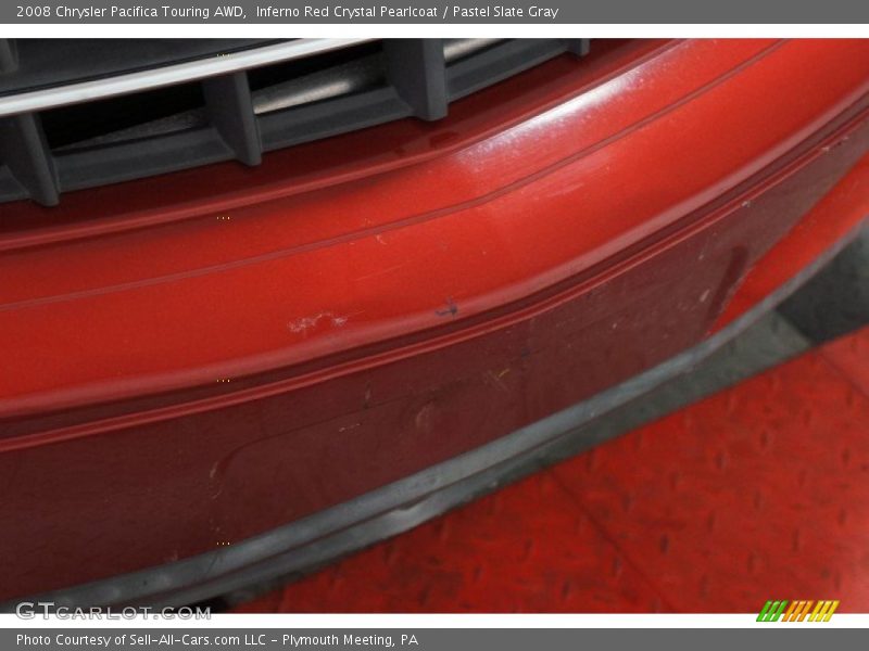 Inferno Red Crystal Pearlcoat / Pastel Slate Gray 2008 Chrysler Pacifica Touring AWD