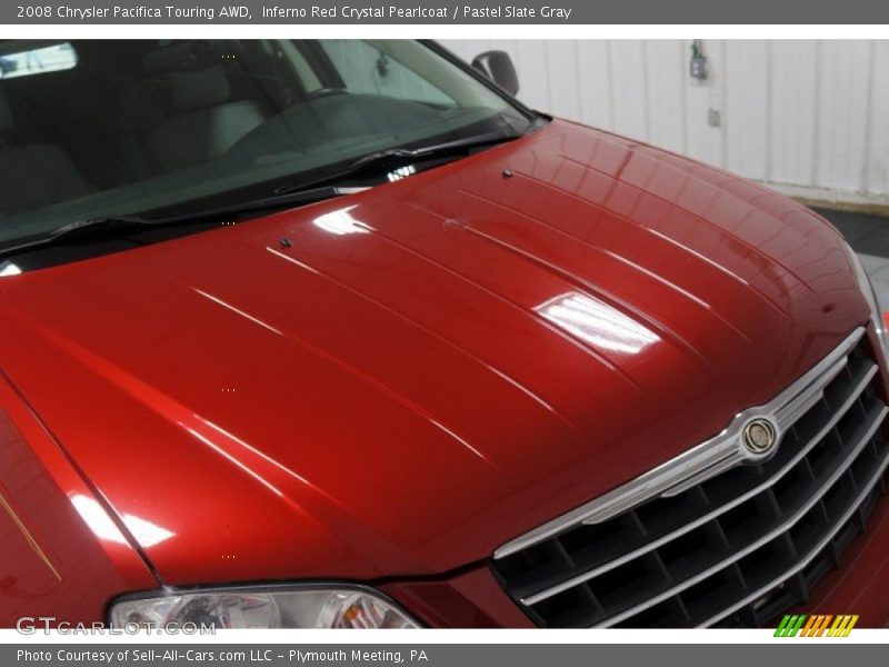 Inferno Red Crystal Pearlcoat / Pastel Slate Gray 2008 Chrysler Pacifica Touring AWD