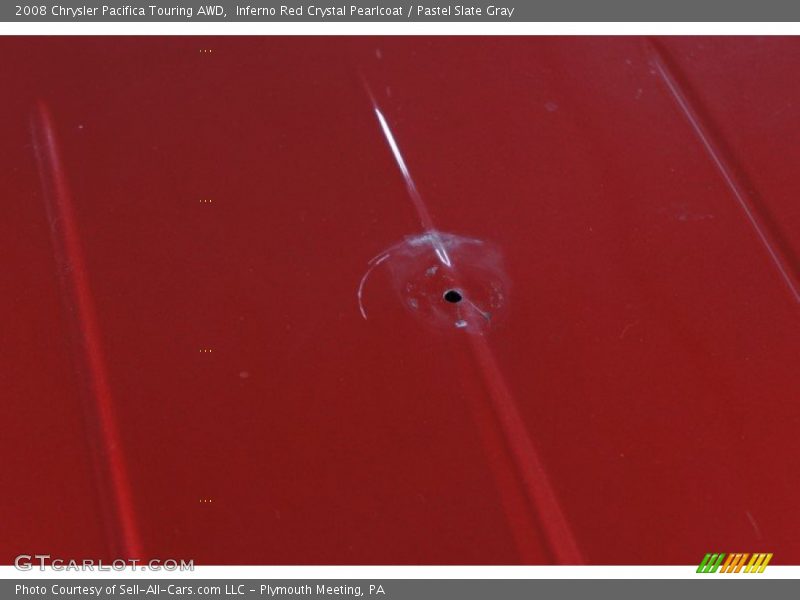 Inferno Red Crystal Pearlcoat / Pastel Slate Gray 2008 Chrysler Pacifica Touring AWD