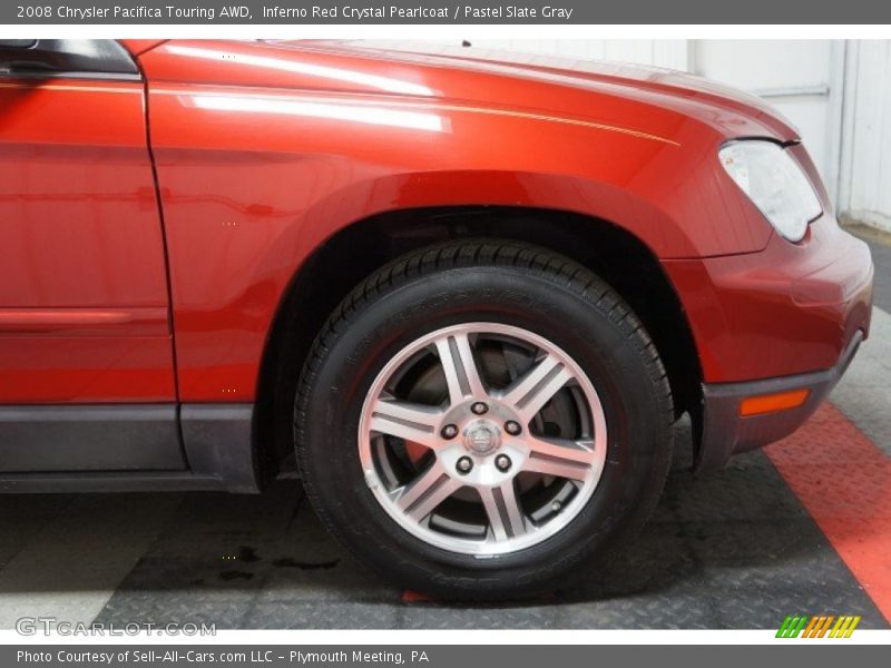 Inferno Red Crystal Pearlcoat / Pastel Slate Gray 2008 Chrysler Pacifica Touring AWD