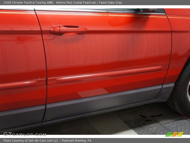 Inferno Red Crystal Pearlcoat / Pastel Slate Gray 2008 Chrysler Pacifica Touring AWD