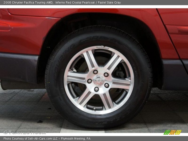 Inferno Red Crystal Pearlcoat / Pastel Slate Gray 2008 Chrysler Pacifica Touring AWD