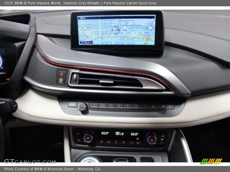 Navigation of 2015 i8 Pure Impulse World