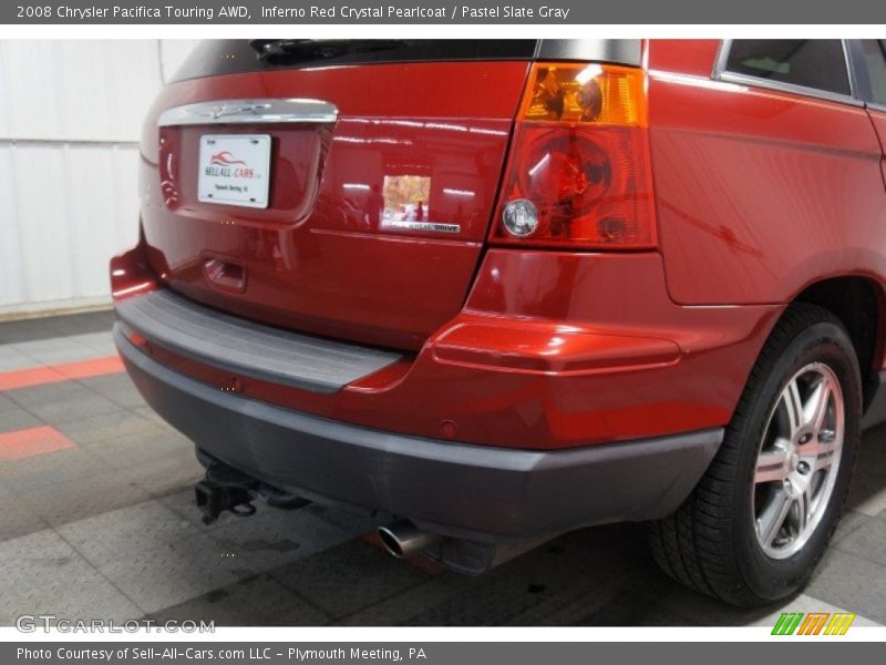 Inferno Red Crystal Pearlcoat / Pastel Slate Gray 2008 Chrysler Pacifica Touring AWD