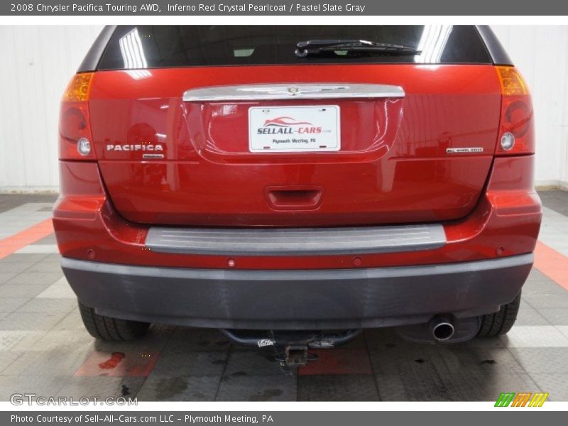 Inferno Red Crystal Pearlcoat / Pastel Slate Gray 2008 Chrysler Pacifica Touring AWD