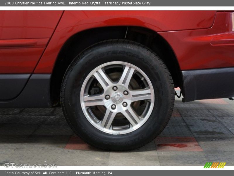 Inferno Red Crystal Pearlcoat / Pastel Slate Gray 2008 Chrysler Pacifica Touring AWD