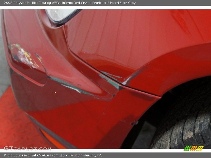 Inferno Red Crystal Pearlcoat / Pastel Slate Gray 2008 Chrysler Pacifica Touring AWD