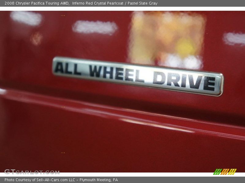 Inferno Red Crystal Pearlcoat / Pastel Slate Gray 2008 Chrysler Pacifica Touring AWD