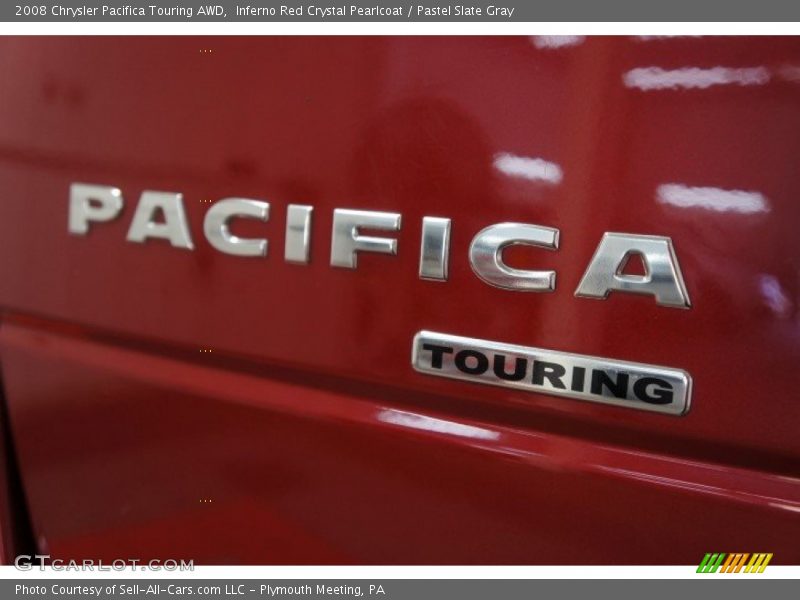 Inferno Red Crystal Pearlcoat / Pastel Slate Gray 2008 Chrysler Pacifica Touring AWD