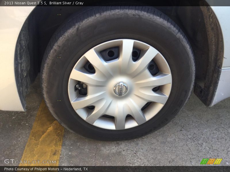 Brilliant Silver / Gray 2013 Nissan Quest 3.5 S