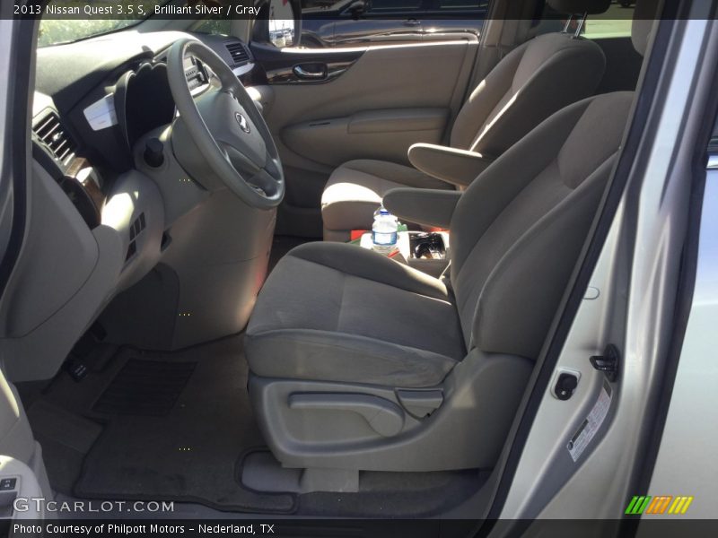 Brilliant Silver / Gray 2013 Nissan Quest 3.5 S