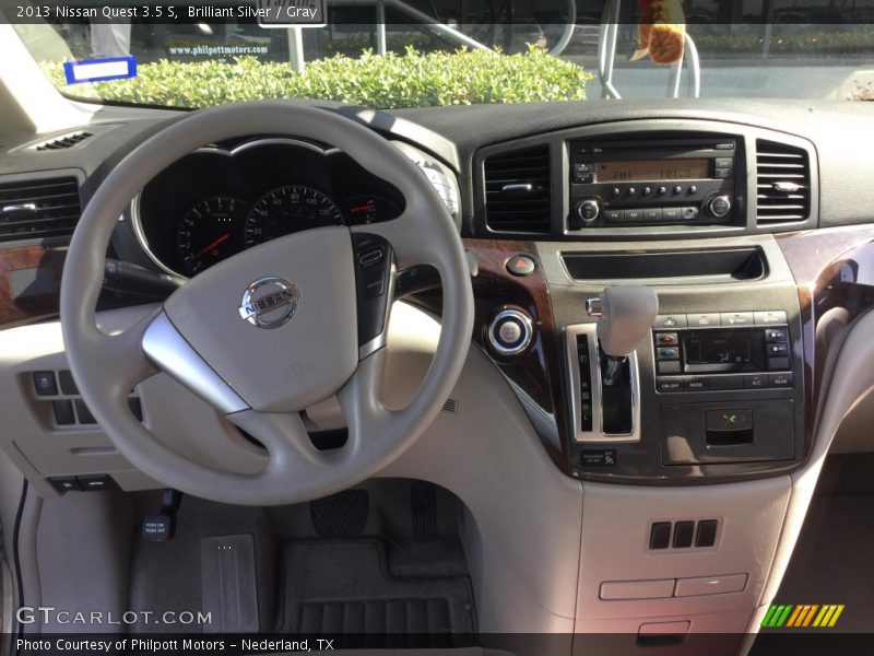 Brilliant Silver / Gray 2013 Nissan Quest 3.5 S