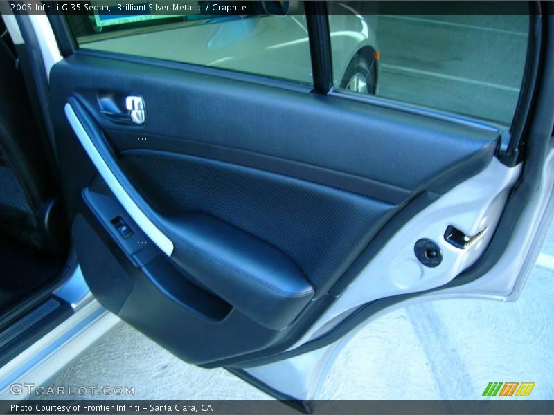 Brilliant Silver Metallic / Graphite 2005 Infiniti G 35 Sedan