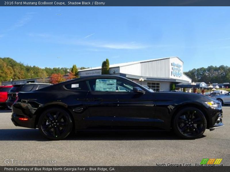 Shadow Black / Ebony 2016 Ford Mustang EcoBoost Coupe