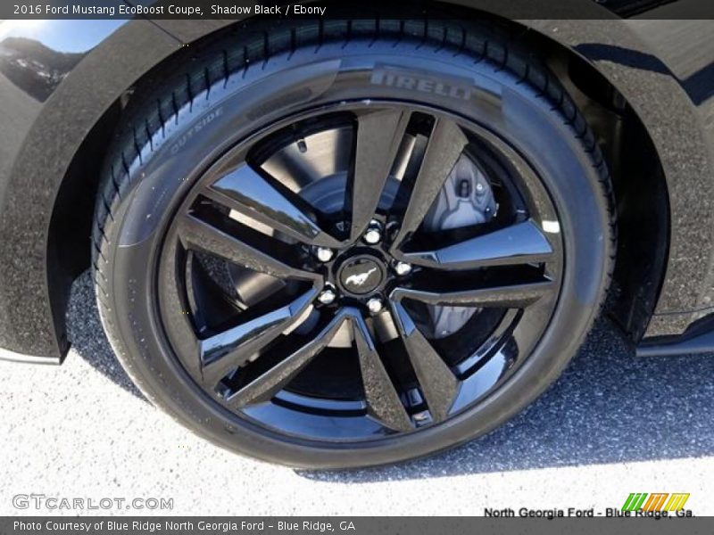 Shadow Black / Ebony 2016 Ford Mustang EcoBoost Coupe