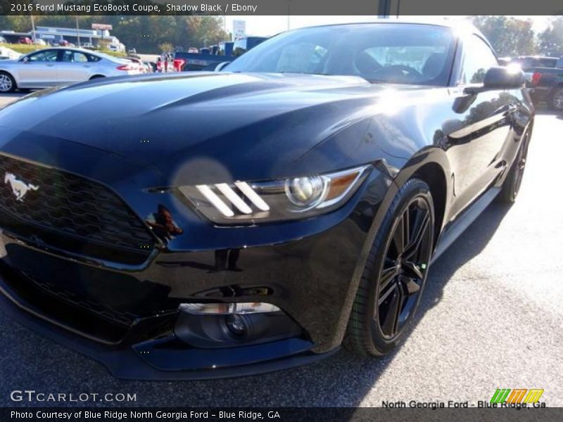 Shadow Black / Ebony 2016 Ford Mustang EcoBoost Coupe