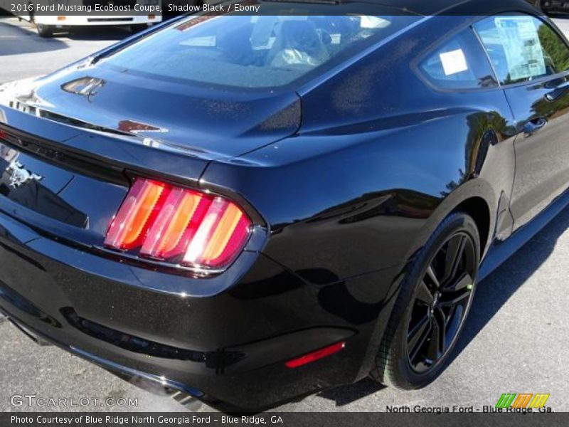 Shadow Black / Ebony 2016 Ford Mustang EcoBoost Coupe