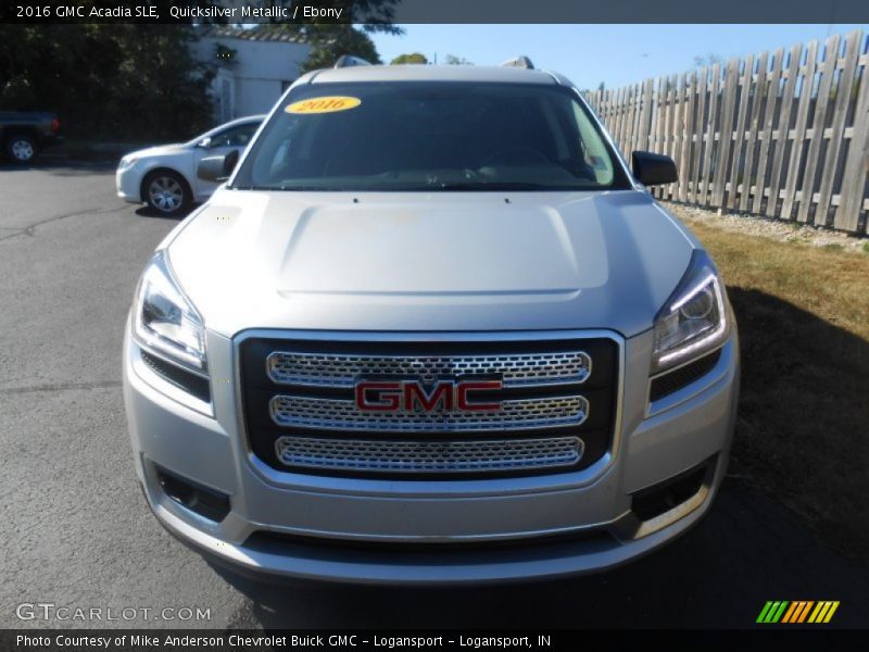 Quicksilver Metallic / Ebony 2016 GMC Acadia SLE