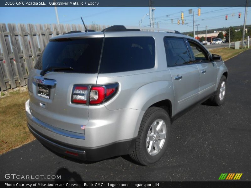 Quicksilver Metallic / Ebony 2016 GMC Acadia SLE