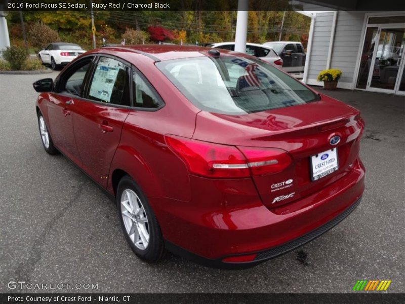 Ruby Red / Charcoal Black 2016 Ford Focus SE Sedan