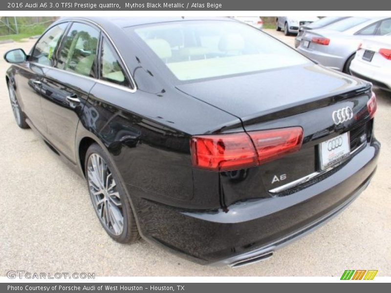Mythos Black Metallic / Atlas Beige 2016 Audi A6 3.0 TFSI Prestige quattro