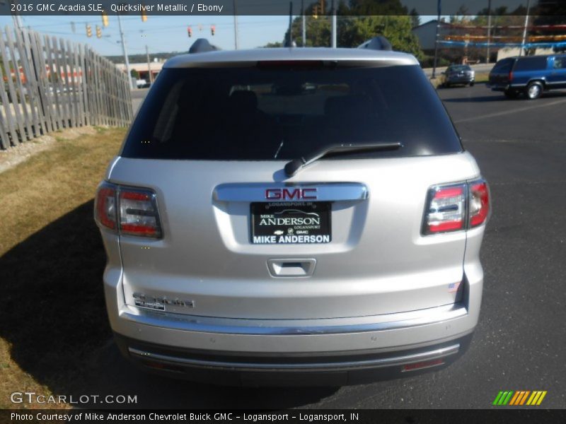 Quicksilver Metallic / Ebony 2016 GMC Acadia SLE