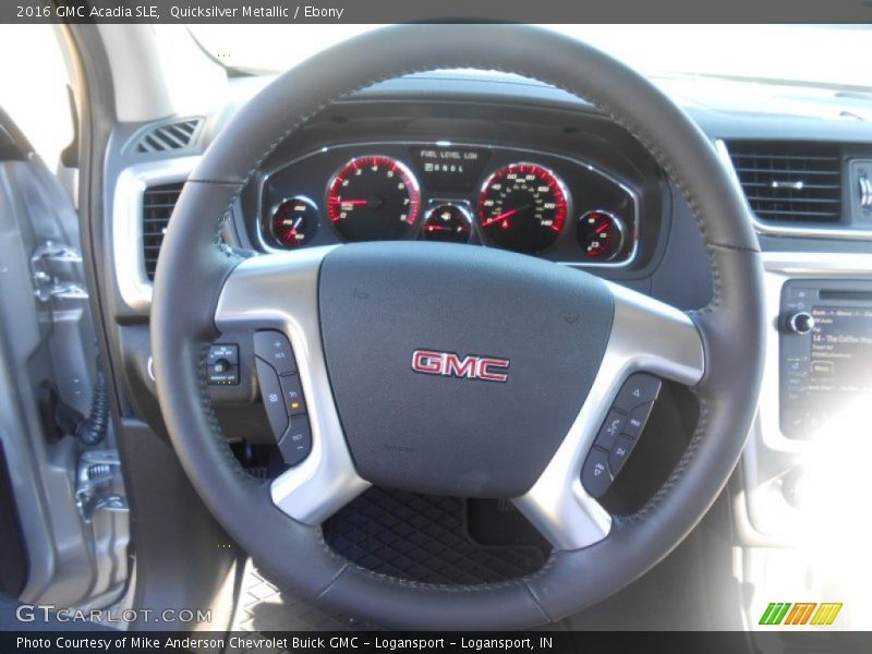 Quicksilver Metallic / Ebony 2016 GMC Acadia SLE