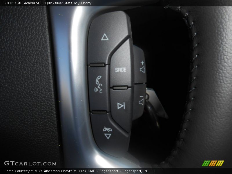 Quicksilver Metallic / Ebony 2016 GMC Acadia SLE