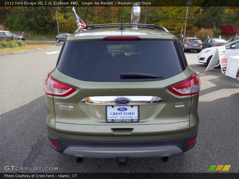 Ginger Ale Metallic / Medium Light Stone 2013 Ford Escape SEL 2.0L EcoBoost 4WD