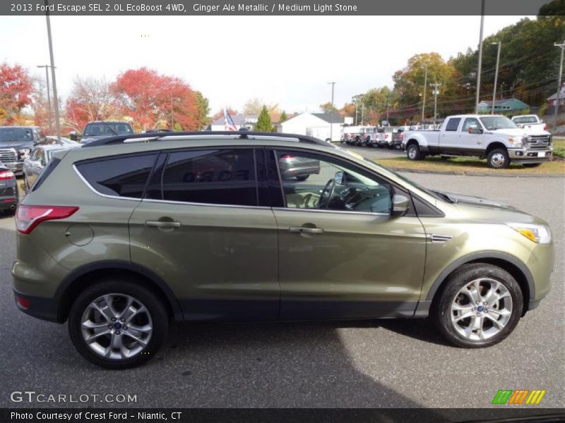 Ginger Ale Metallic / Medium Light Stone 2013 Ford Escape SEL 2.0L EcoBoost 4WD