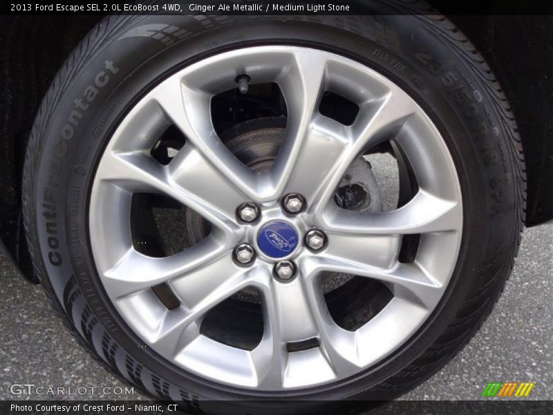 Ginger Ale Metallic / Medium Light Stone 2013 Ford Escape SEL 2.0L EcoBoost 4WD