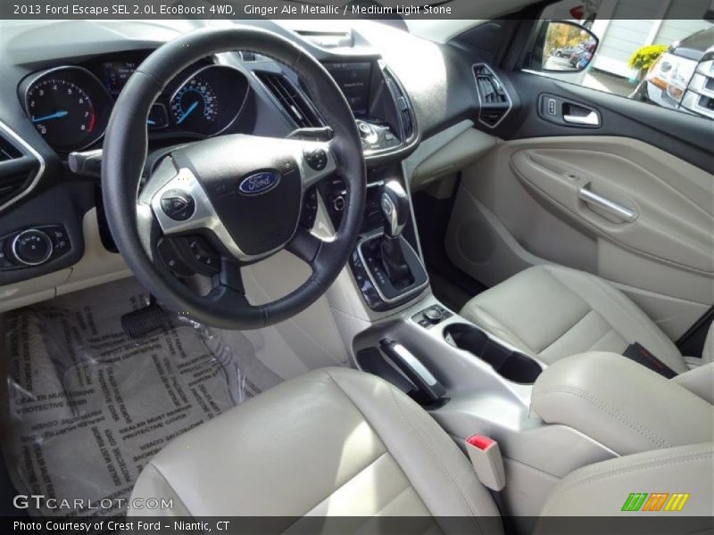 Ginger Ale Metallic / Medium Light Stone 2013 Ford Escape SEL 2.0L EcoBoost 4WD