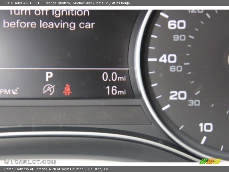 Mythos Black Metallic / Atlas Beige 2016 Audi A6 3.0 TFSI Prestige quattro