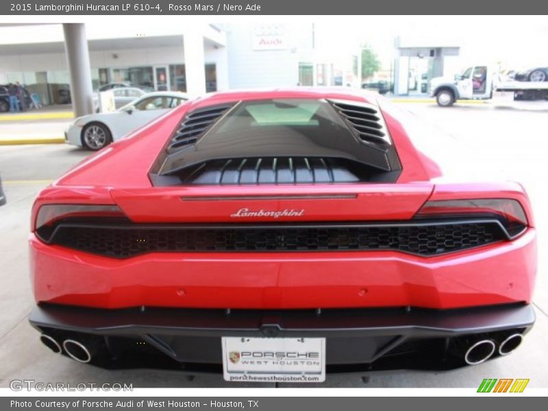 Rosso Mars / Nero Ade 2015 Lamborghini Huracan LP 610-4