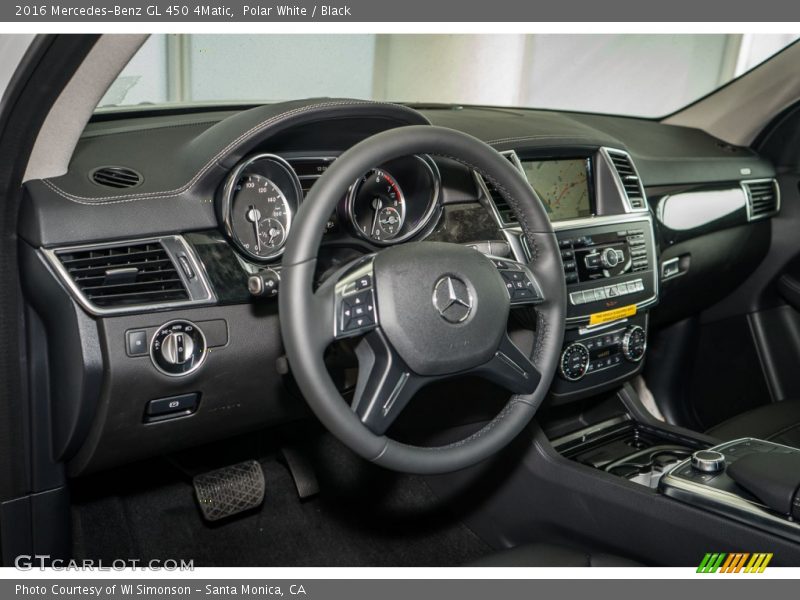 Polar White / Black 2016 Mercedes-Benz GL 450 4Matic