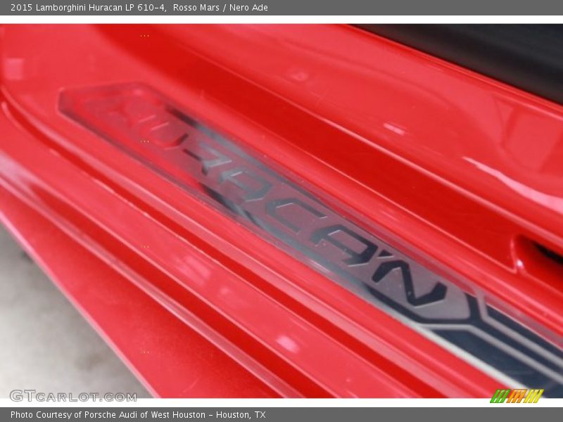 Rosso Mars / Nero Ade 2015 Lamborghini Huracan LP 610-4