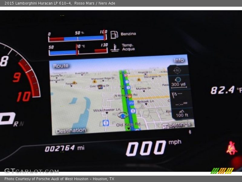 Navigation of 2015 Huracan LP 610-4
