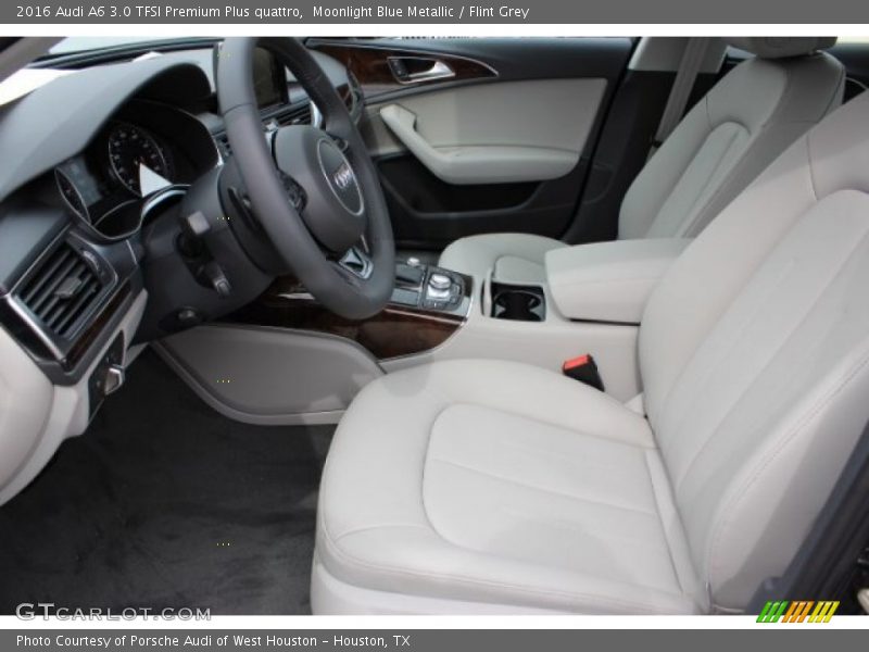 Moonlight Blue Metallic / Flint Grey 2016 Audi A6 3.0 TFSI Premium Plus quattro