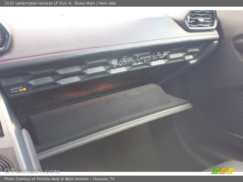 Rosso Mars / Nero Ade 2015 Lamborghini Huracan LP 610-4