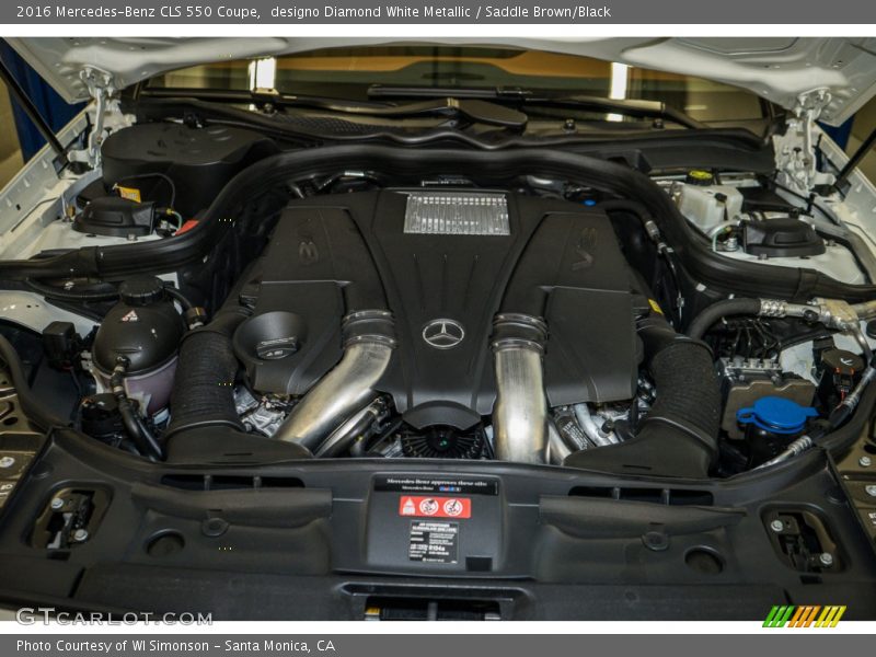  2016 CLS 550 Coupe Engine - 4.7 Liter DI Twin-Turbocharged DOHC 32-Valve VVT V8