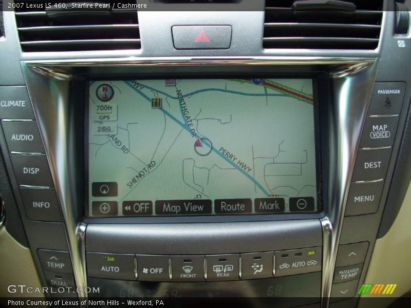 Starfire Pearl / Cashmere 2007 Lexus LS 460
