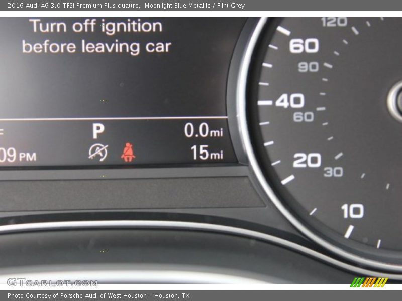 Moonlight Blue Metallic / Flint Grey 2016 Audi A6 3.0 TFSI Premium Plus quattro