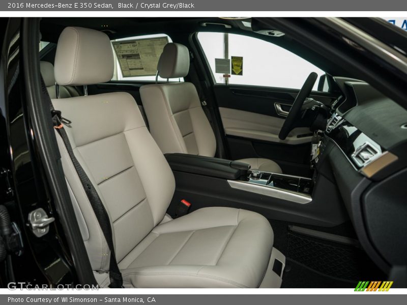 Black / Crystal Grey/Black 2016 Mercedes-Benz E 350 Sedan