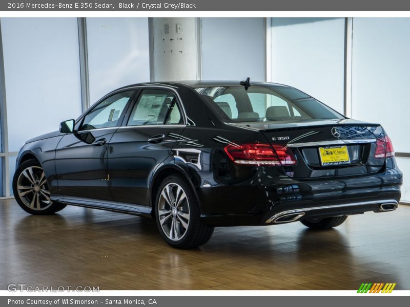 Black / Crystal Grey/Black 2016 Mercedes-Benz E 350 Sedan