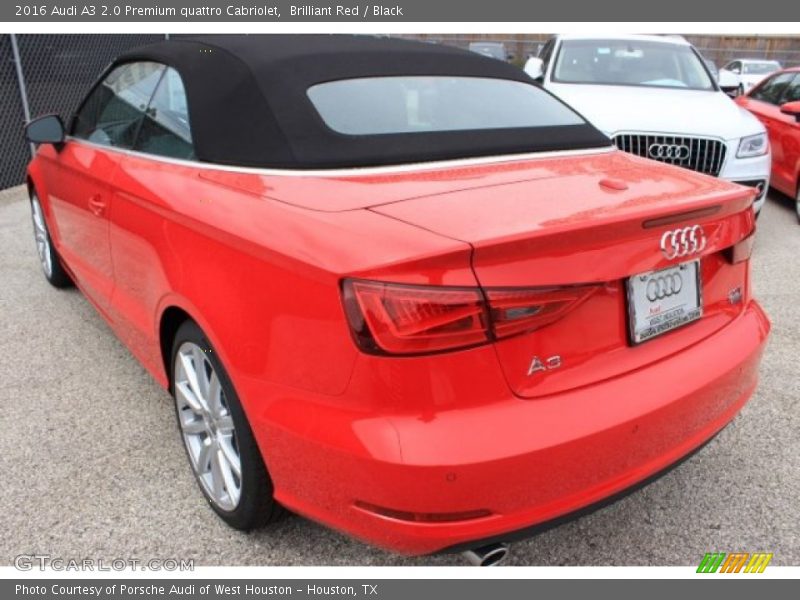 Brilliant Red / Black 2016 Audi A3 2.0 Premium quattro Cabriolet