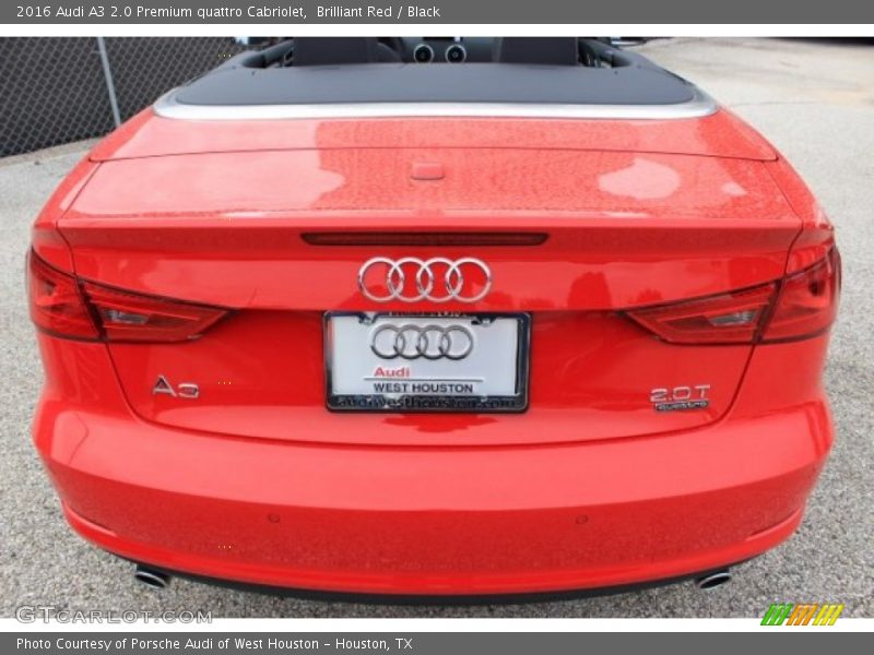 Brilliant Red / Black 2016 Audi A3 2.0 Premium quattro Cabriolet