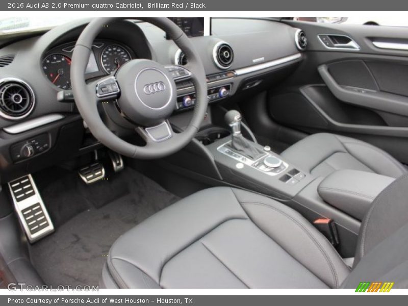 Black Interior - 2016 A3 2.0 Premium quattro Cabriolet 